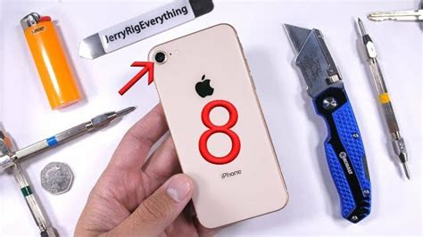 iphone 8 drop test jerry|YouTuber puts iPhone 8 through cringeworthy scratch and bend .